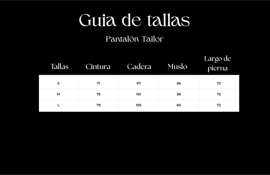 TAILOR PANTS